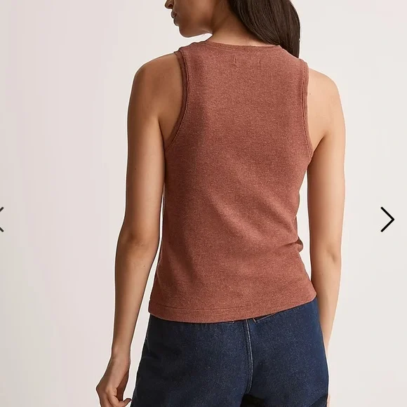 Madewell Ribbed Sleeveless Tank NI101 - Picture 4 of 6